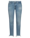 Frame Woman Jeans Blue Size 29 Lyocell, Recycled Cotton, Cotton, Elastane In Blue