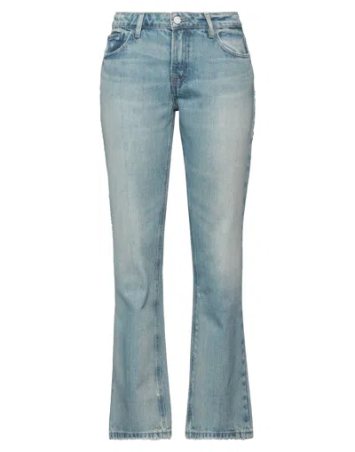 Frame Le Italien High Waist Ankle Straight Leg Jeans In Blue