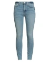 Frame Woman Jeans Blue Size 30 Cotton, Modal, Polyester, Elastane In Blue