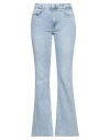 Frame Woman Jeans Blue Size 30 Cotton, Rayon, Elasterell-p, Elastane In Blue