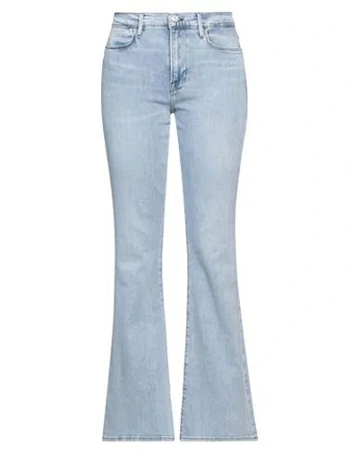Frame Woman Jeans Blue Size 30 Cotton, Rayon, Elasterell-p, Elastane