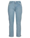 Frame Woman Jeans Blue Size 29 Lyocell, Recycled Cotton, Cotton, Elastane In Blue