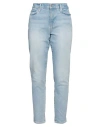 Frame Woman Jeans Blue Size 30 Lyocell, Recycled Cotton, Cotton, Elastane In Blue