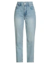 Frame Woman Jeans Blue Size 31 Cotton In Blue