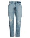 Frame Woman Jeans Blue Size 31 Cotton In Blue