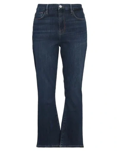 Frame Woman Jeans Blue Size 31 Cotton, Lyocell, Polyester, Elastane