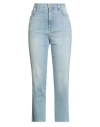Frame Woman Jeans Blue Size 31 Cotton, Modal, Elasterell-p, Elastane In Blue