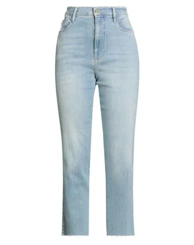 Frame Woman Jeans Blue Size 31 Cotton, Modal, Elasterell-p, Elastane