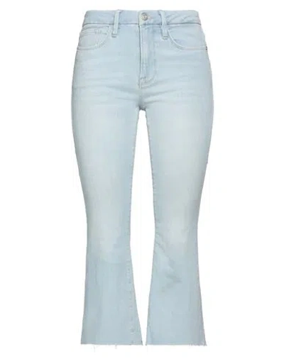 Frame Woman Jeans Blue Size 28 Cotton, Rayon, Elasterell-p, Elastane