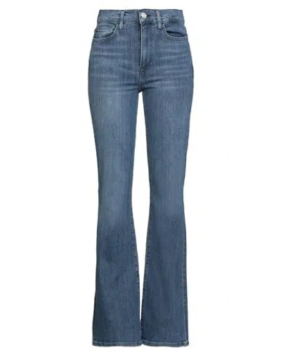 Frame Woman Jeans Blue Size 31 Cotton, Rayon, Elasterell-p, Elastane