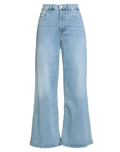 Frame Woman Jeans Blue Size 31 Organic Cotton, Cotton, Recycled Polyester, Elastane