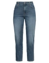 Frame Woman Jeans Blue Size 32 Cotton, Modal, Elasterell-p, Elastane In Blue