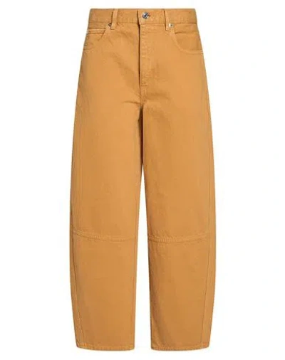 Frame Woman Jeans Camel Size 26 Cotton In Beige