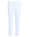 Frame Woman Jeans White Size 28 Cotton, Polyester, Elastane In White