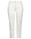 Frame Woman Jeans White Size 31 Cotton In White