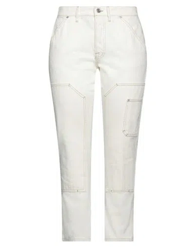 Frame Woman Jeans White Size 31 Cotton