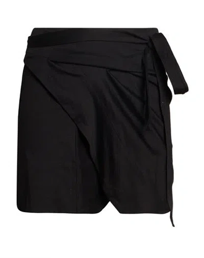 Frame Woman Mini Skirt Black Size S Cotton