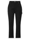 Frame Woman Pants Black Size 31 Cotton In Black