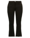Frame Woman Pants Dark Green Size 28 Cotton, Modal, Elasterell-p, Elastane In Green