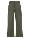 Frame Woman Pants Military Green Size 2 Cotton, Elastane