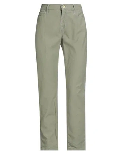 Frame Woman Pants Military Green Size 24 Cotton, Polyester, Elastane
