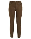 Frame Woman Pants Military Green Size 25 Cotton, Polyester In Green