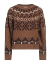 Frame Woman Sweater Camel Size L Alpaca Wool, Nylon