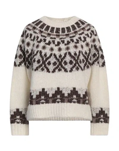 Frame Woman Sweater Ivory Size Xl Alpaca Wool, Nylon