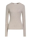 Frame Woman T-shirt Beige Size M Modal, Elastane In Neutral