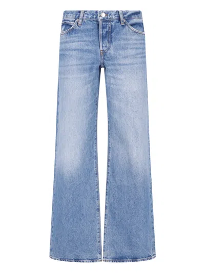 Frame Women's 100% Cotton Jeans In Blue