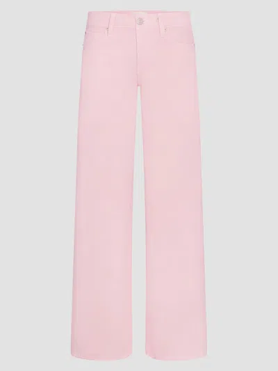 Frame Women's Amelia Gray X  The Gray Denim Wide-leg Low Jeans In Pink