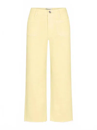 Frame Women's Anchor Pants In Lemon In Yellow