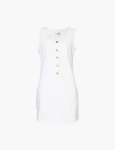Frame Trapunto Side Pocket Dress Au Natural Clean In White