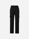 Frame Cargo Trouser Pants In Black