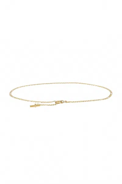 Frame Women's Chain Belt In Gold In Brown