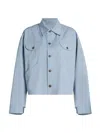 Frame The Utility Jacket In Blue