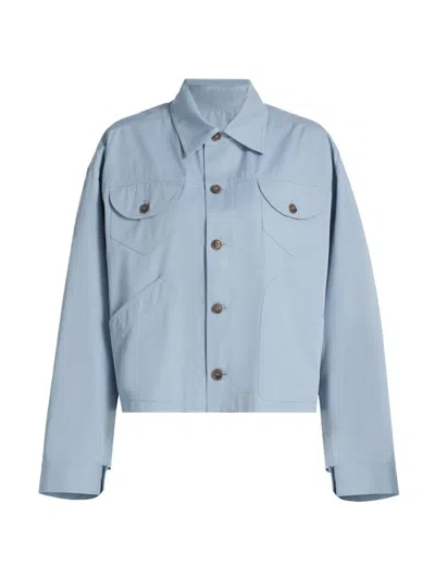 FRAME WOMEN'S COTTON DROP-SHOULDER UTILITY JACKET