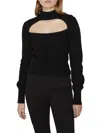 Frame Women's Cut-out Turtleneck Cashmere-blend Sweater