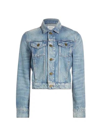 FRAME WOMEN'S DENIM SHRUNKEN TRUCKER JACKET