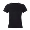 Frame Supima Cotton T-shirt In Black