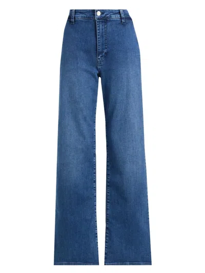 Frame Women's Foxley Straight-leg Jeans In Blue