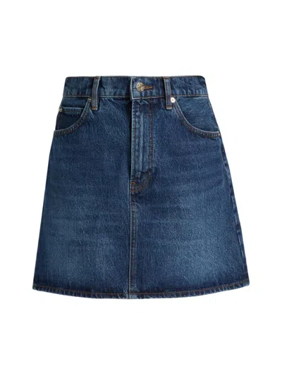 Frame Women's High Denim Miniskirt