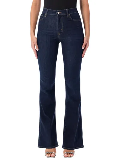 Frame Women's High-rise Flare Jeans In Fairway Blue