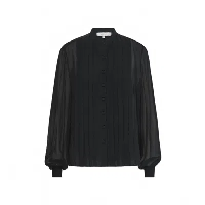 Frame Women's Inez Blouse In Black