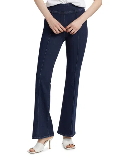Frame Women's Jetset Flared Pintuck Jeans