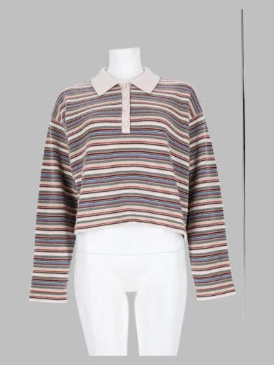 Frame Women's Knit Crewneck Sweater In Blue
