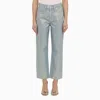 Frame Women's La Jane Cropped Jeans In Hologram Denim In Blue