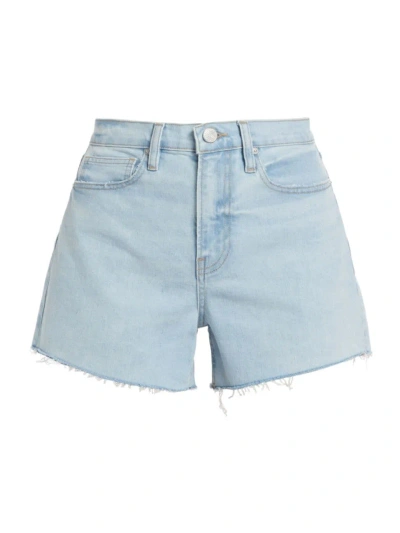 Frame Women's Le Brigette High-rise Cut-off Stretch Jean Shorts In Soap