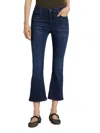 Frame Women's Le Crop High-rise Bootcut Jeans In Blue