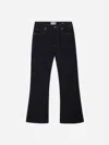 Frame Le Crop Mini Bootcut Jeans In Black